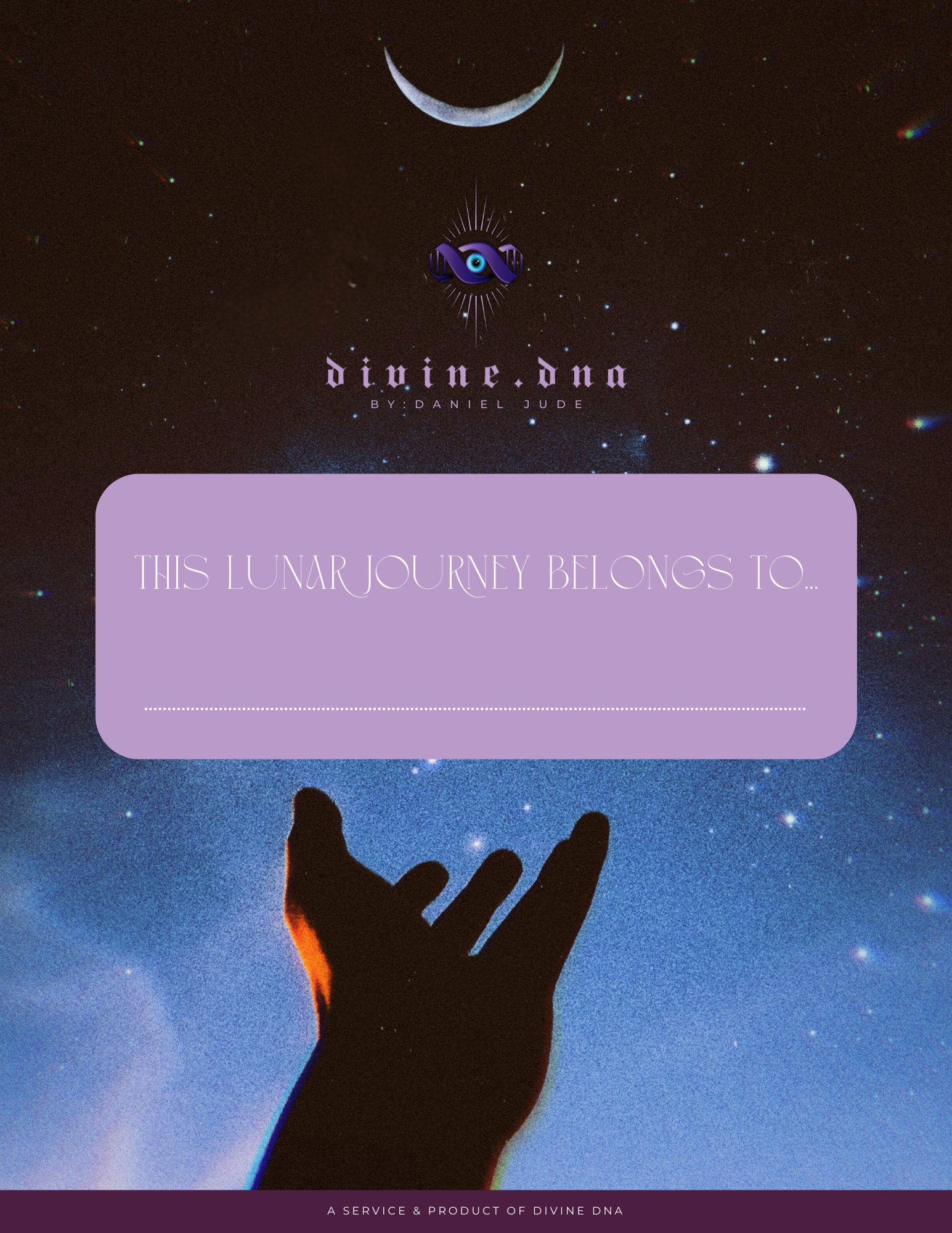 PREORDER: The Divine DNA Moon Journal - Volume I - Physical Copy