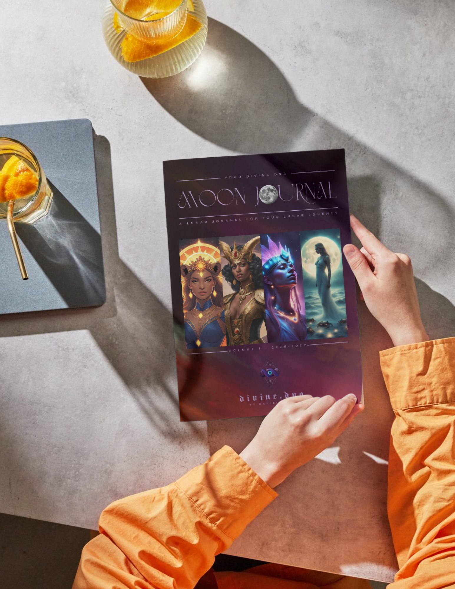 PREORDER: The Divine DNA Moon Journal - Volume I - Physical Copy